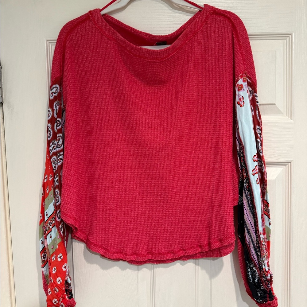 Free people patchwork sweater